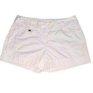 Express Design Studio Womens Shorts-Cream-12-GUC